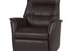 Paramount Leather Recliner -Sol Cocoa