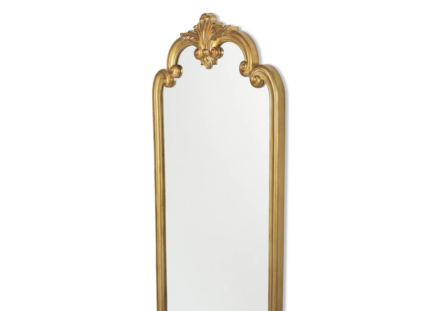 Paige Leaner Mirror Brass