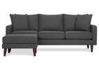 Santana Ottoman -Taylor Charcoal