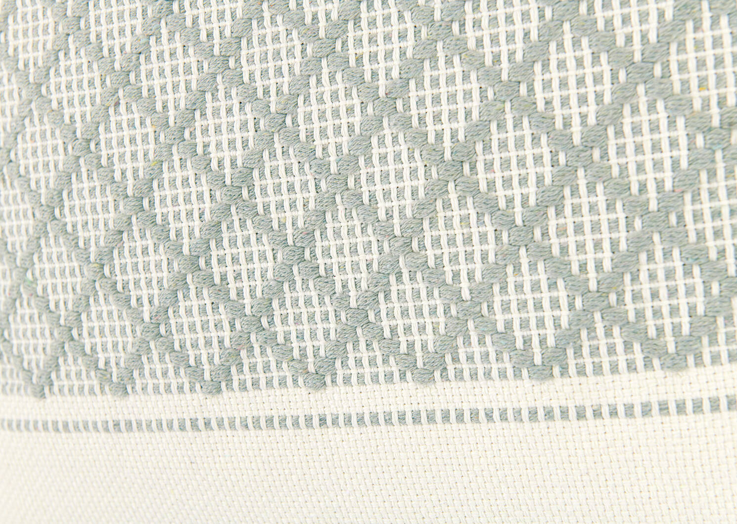 Coussin Zoe 20x20 ivoire/brume