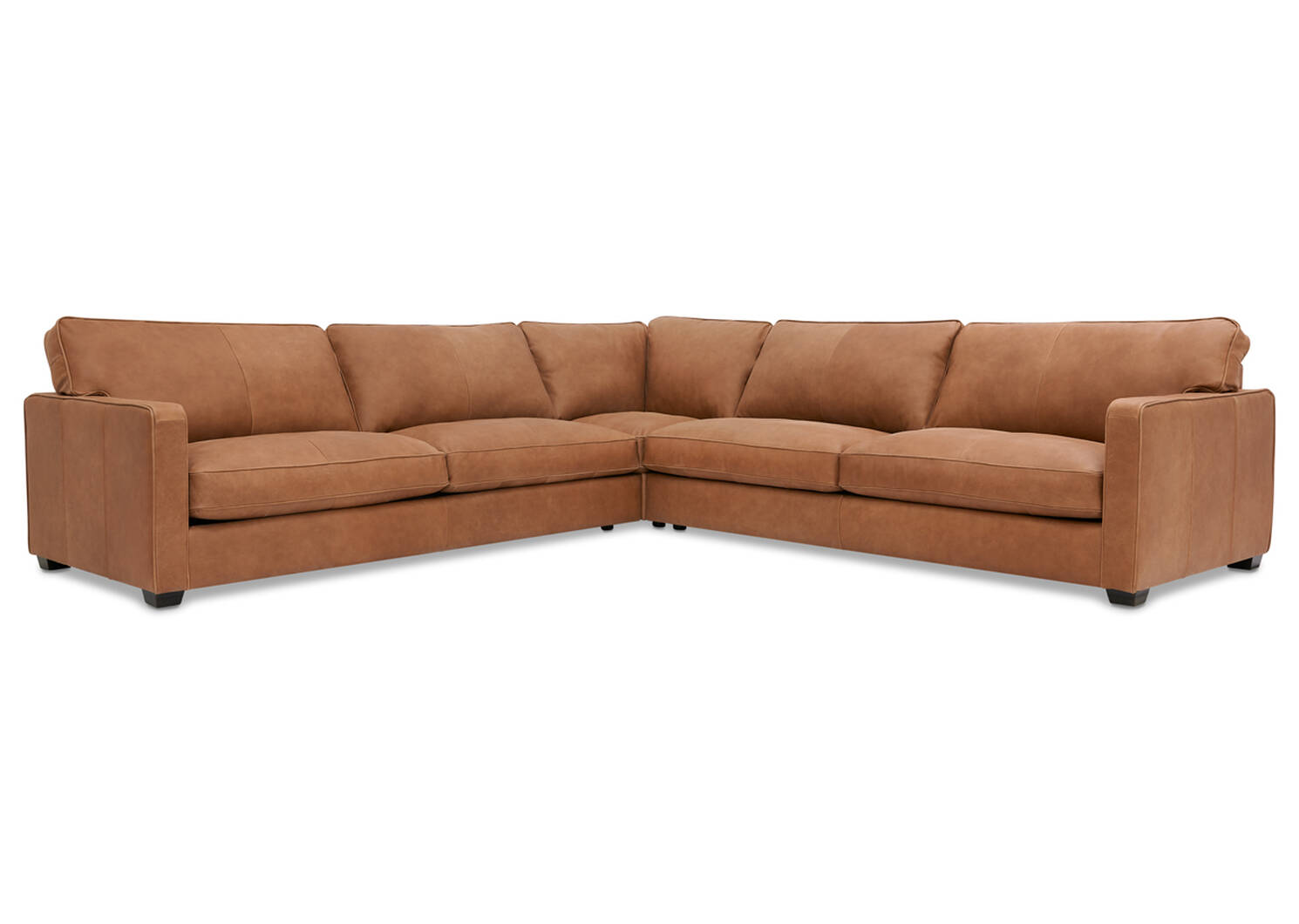 Burke Custom Leather Sectional