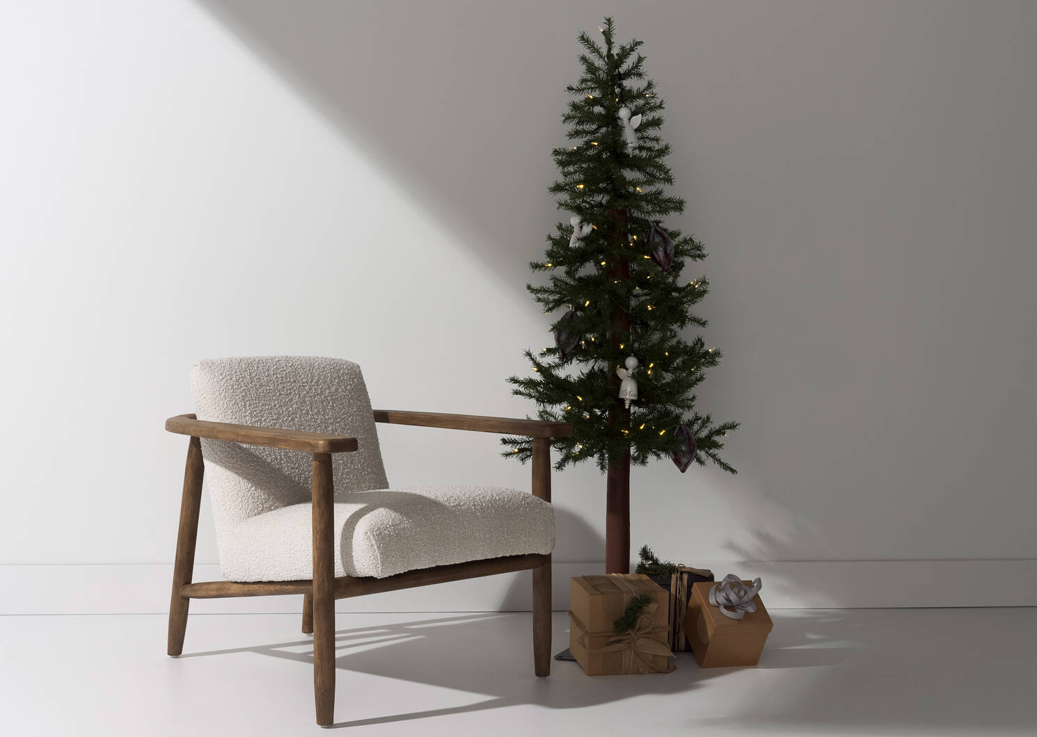 Dickens Tree 5ft Pre-lit LED Natural