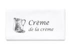 Food Saying Napkins Set of 8 White
