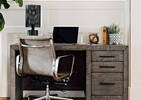 Fauteuil de bureau Swift -gris vintage