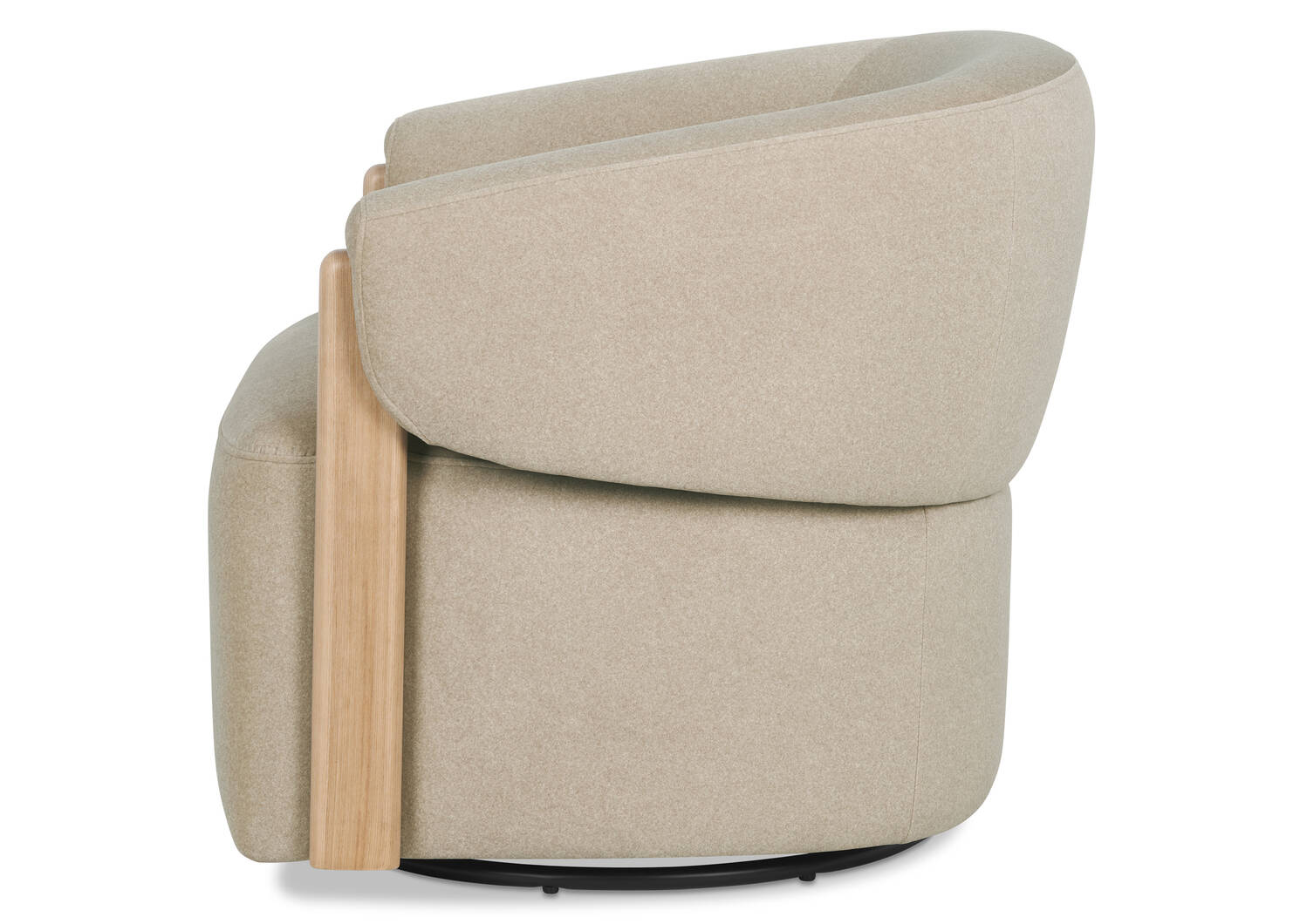 Fauteuil pivotant Alicent -Vaughn sable