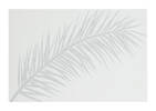 Napperon Plume blanc/argenté