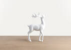 Chevreuil décoratif Dasher blanc