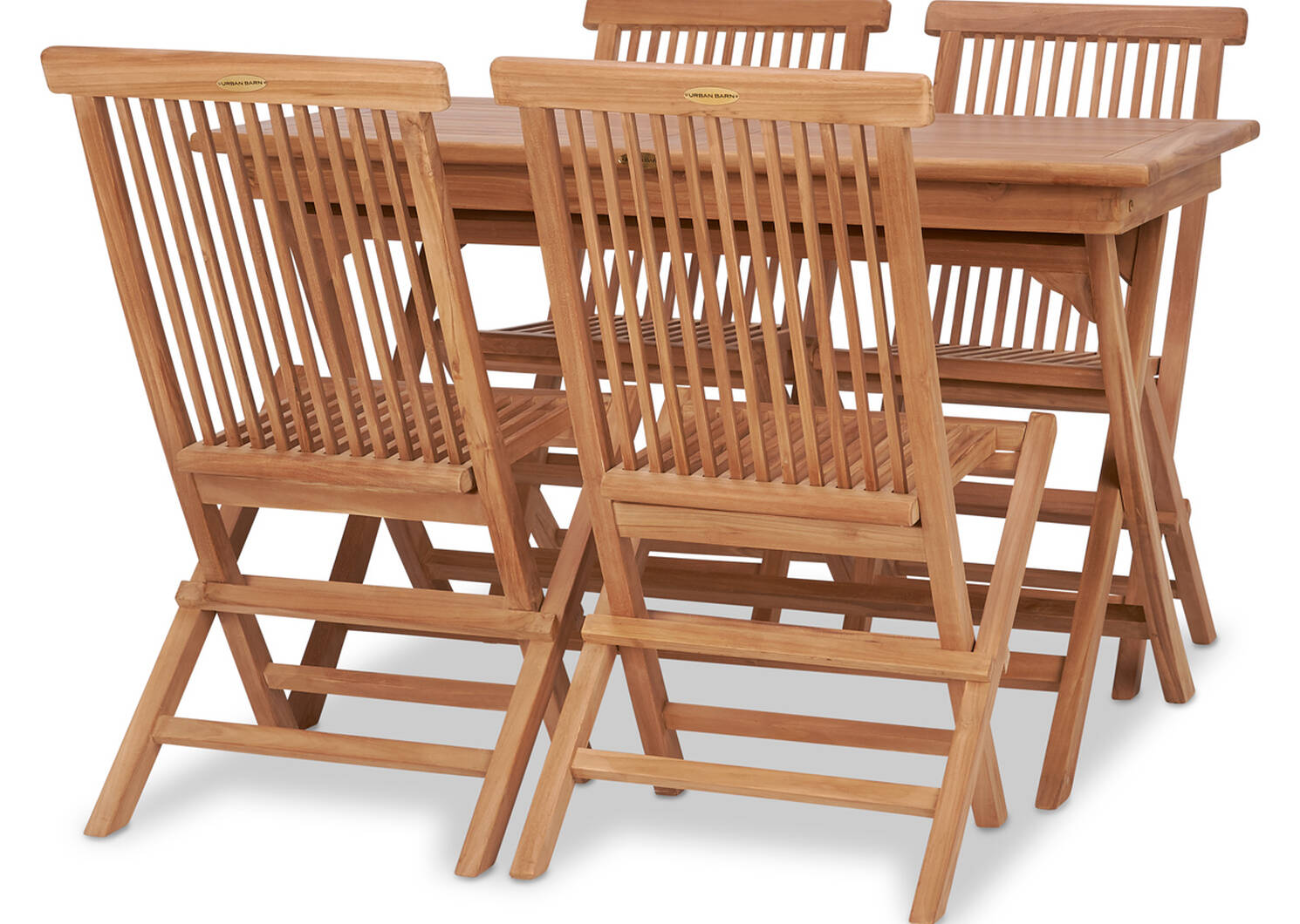 Galiano 5PC Patio Set -Teak Natural