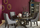Churchill Display Cabinet -Carob