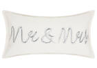 Mr. & Mrs. Toss 12x22 White