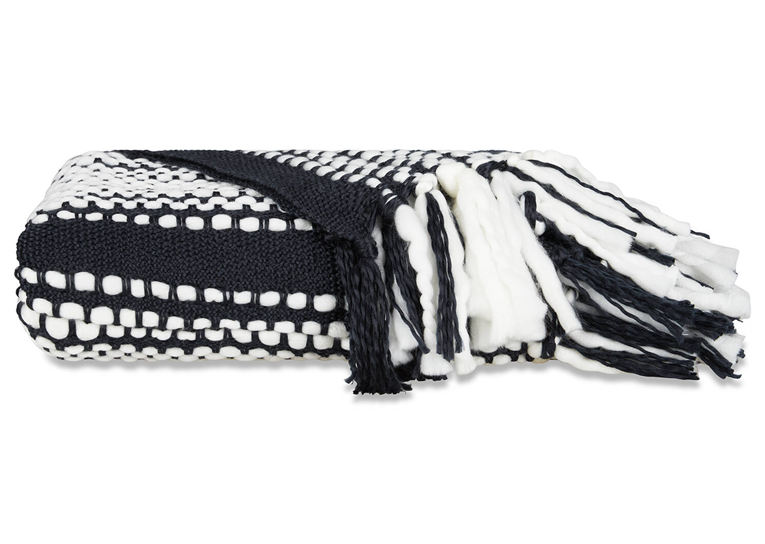 Nicaila Throw Midnight/White