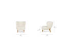 Emmy Chair -Woolly Ivory