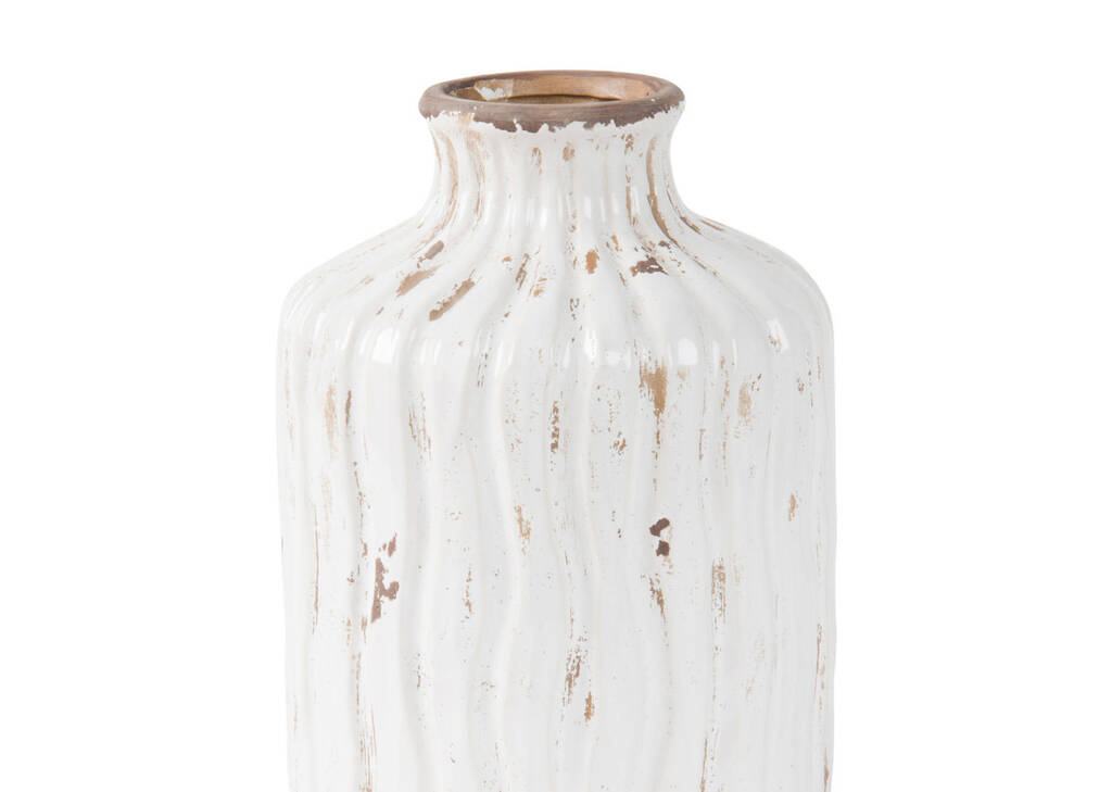 Maliah Vase Small Antique White