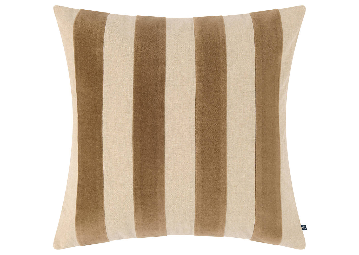 Edith Striped Pillow 20x20 Natural/Fawn