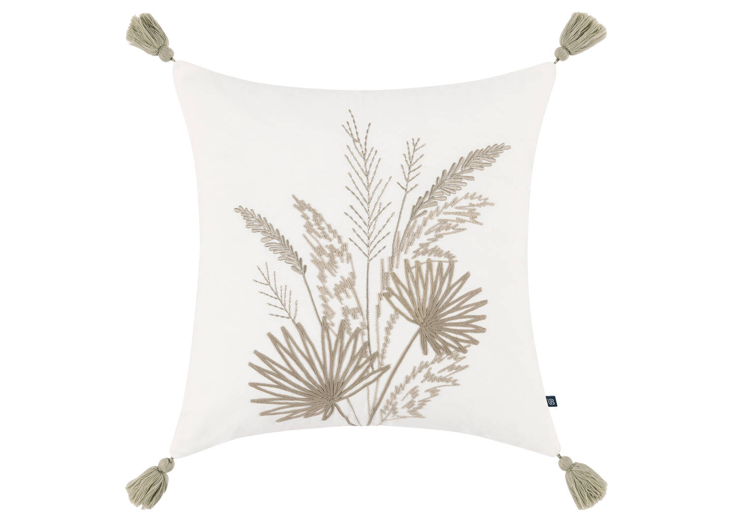 Coussin Isora 20x20 ivoire/multi