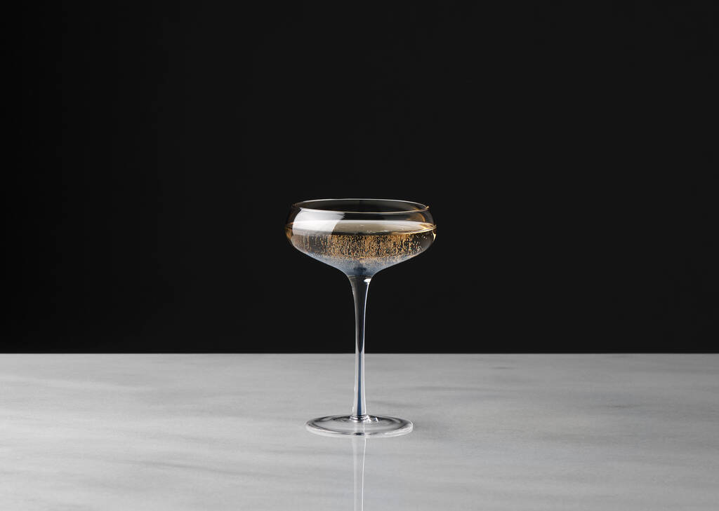 Maris Coupe Glass Clear/Blue