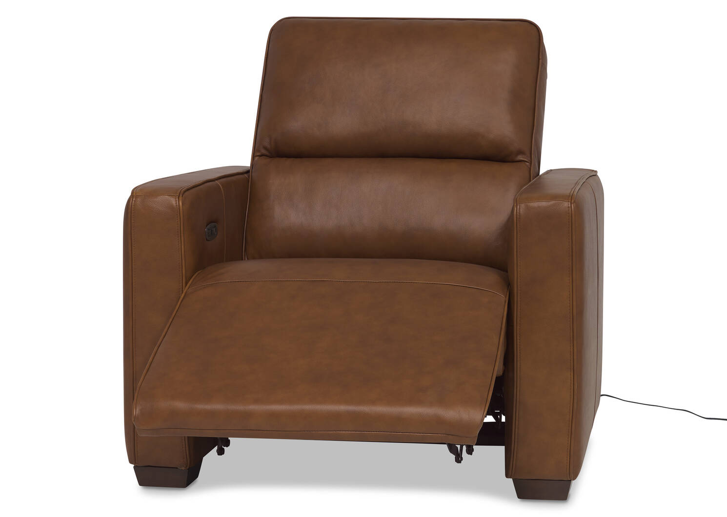 Reese Leather Recliner -Arlo Rum