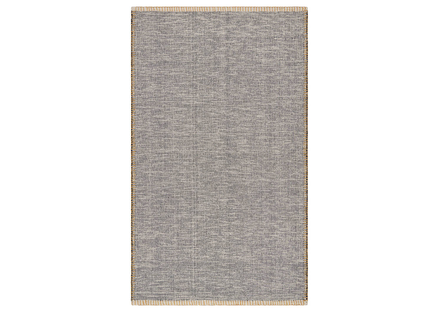 Tapis décoratifs Arleigh -noirs/champ doré