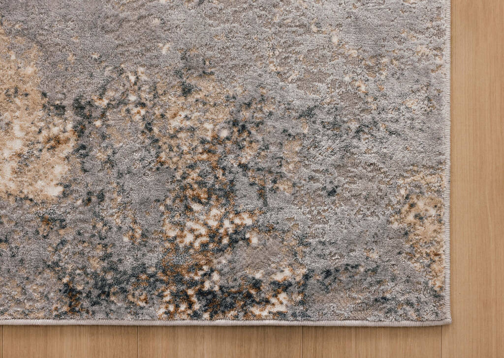 Tapis Nelson 63x91 gris p&acirc;le/multi