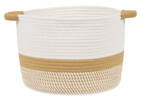 Rosio Basket Small Ivory/Tan