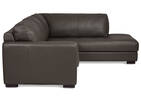 Boone Leather Condo Sofa Chaise -Gr, RCF