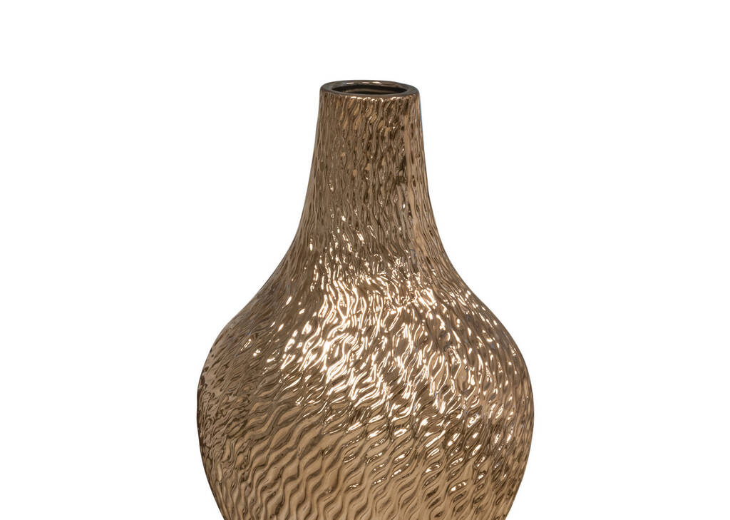 Ansley Vase Small Brass
