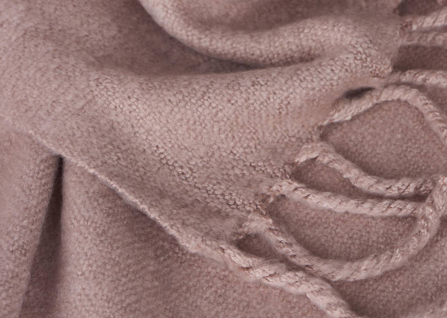 Downey Brushed Throw Ballet Pink