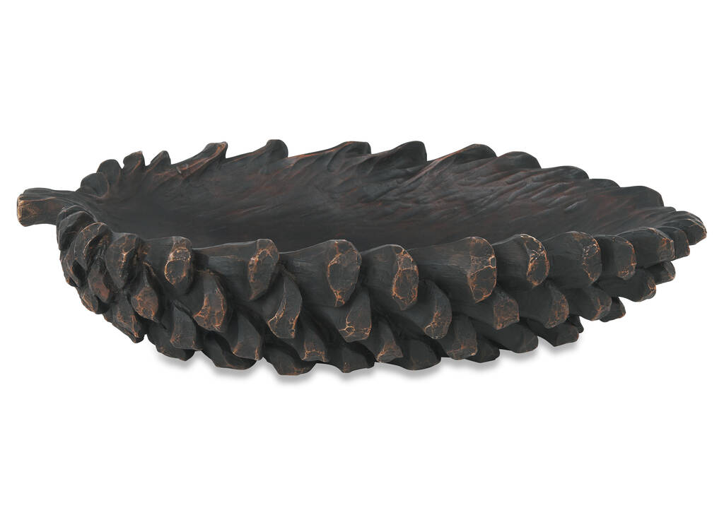 Rill Pinecone Decor Bowl