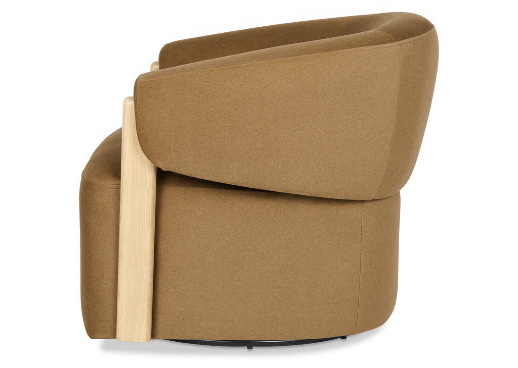 Alicent Swivel Armchair -Vaughn Toffee