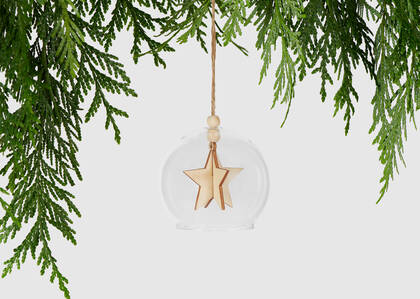 Charish Globe Star Ornament
