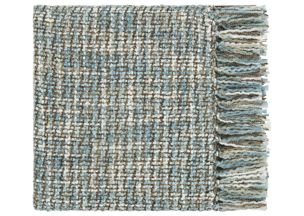 Betina Throw White/Mist
