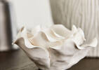 Rosette Tealight Holder White