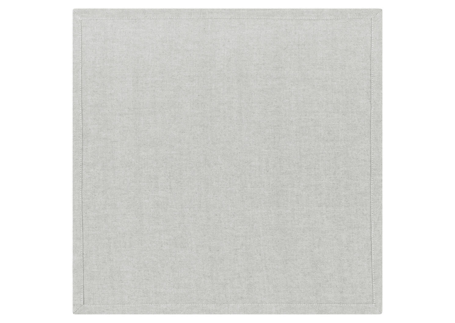 Ens. de 6 serviettes Kaleb gris/blanc