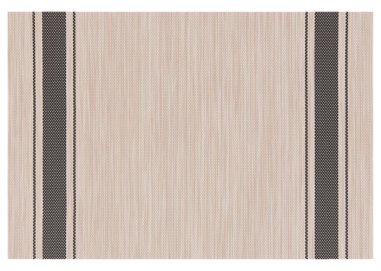 Napperon French Stripe naturel/noir