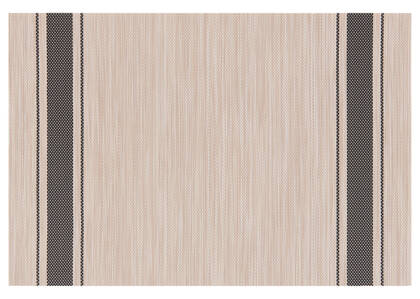 French Stripe Placemat Natural/Black