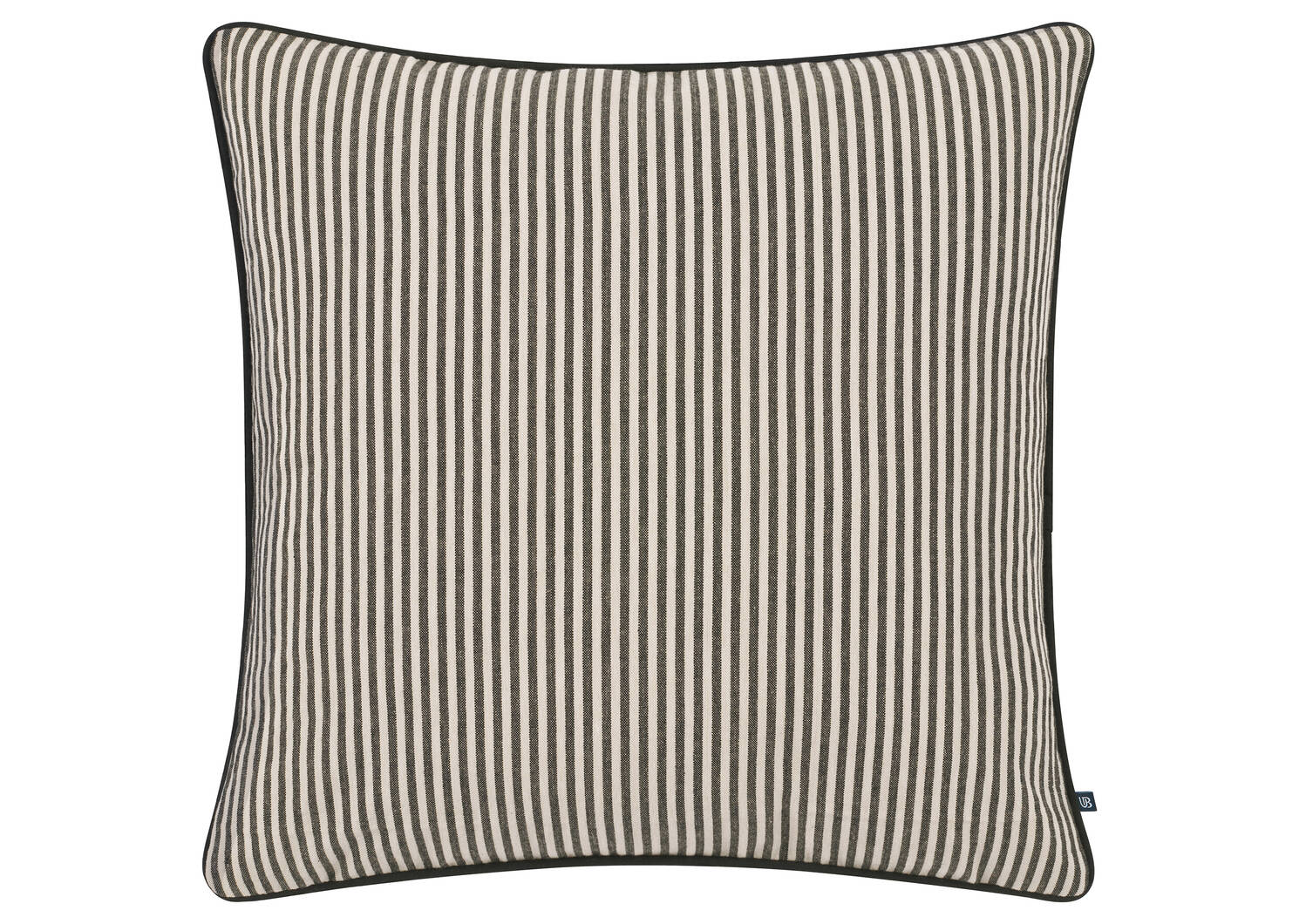 Emmett Cotton Pillow 20x20 Black/Natu