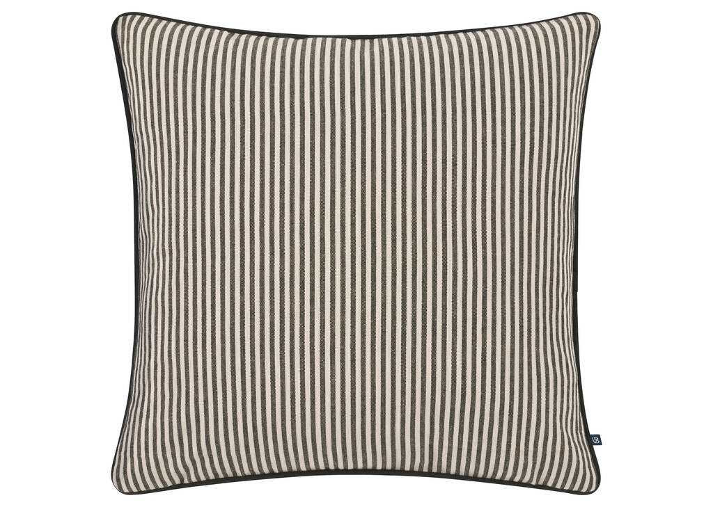 Emmett Cotton Pillow 20x20 Black/Natural