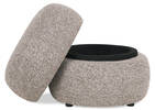 Anora Storage Ottoman -Haze Latte