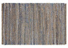 Judd Accent Rugs - Denim/Jute