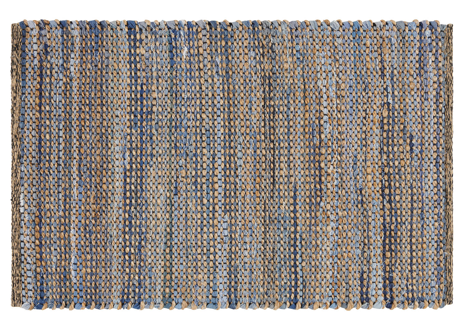 Tapis décoratifs Judd - denim/jute