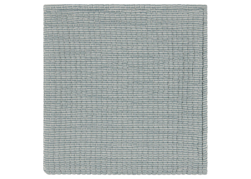 Sarasota Striped Throw Pond/Ivory
