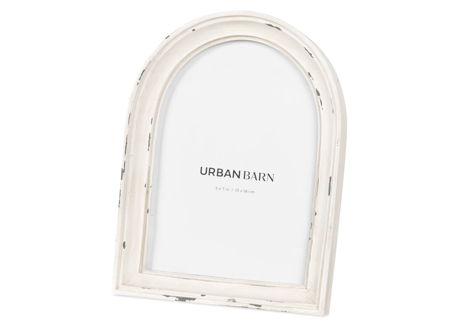 Cadre Letta 5x7 blanc antique