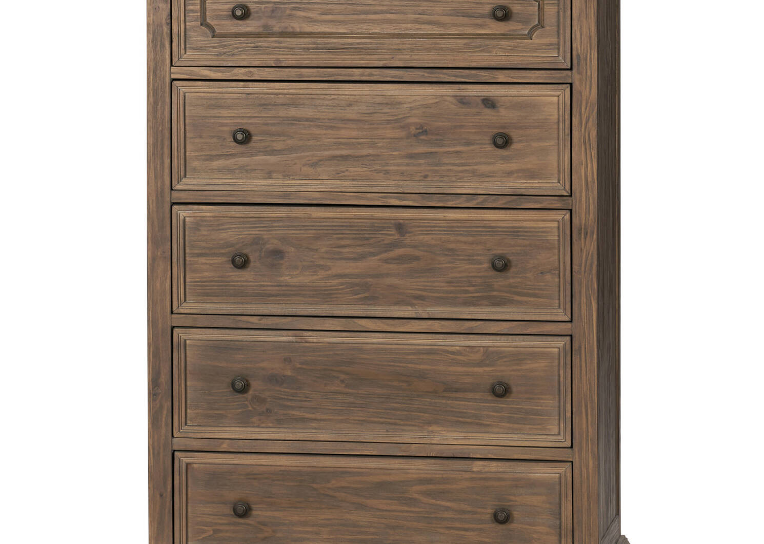 Sussex 5 Drawer Chest -Brulé Pine