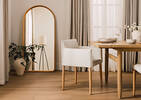 Magda Oak Leaner Mirror Arch