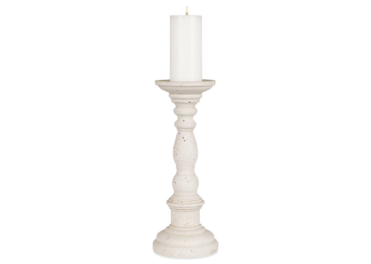 Vanya Candle Holders White