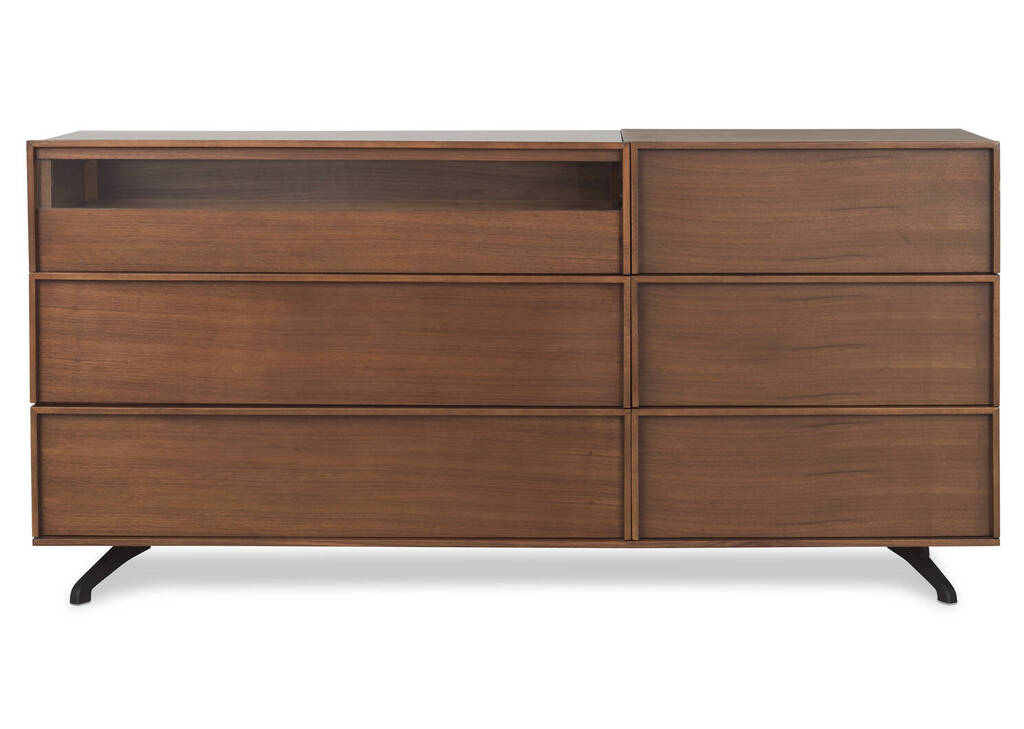 Tanner 6 Drawer Dresser -Archie Walnut