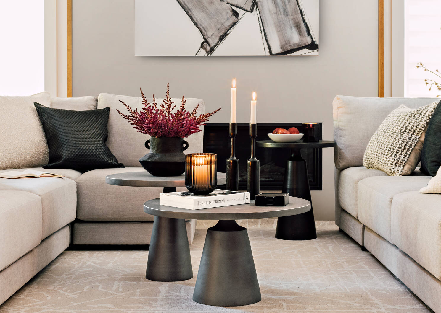 Table basse Gershwin 28 po -graphite