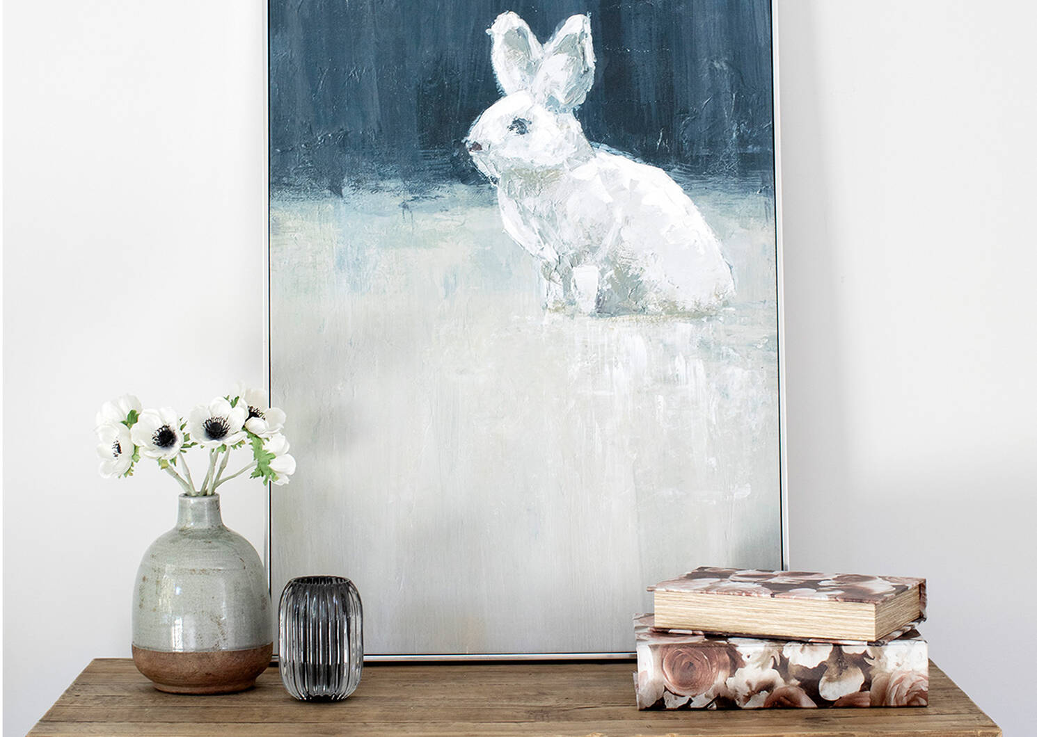 Toile Lone Hare (lièvre solitaire)