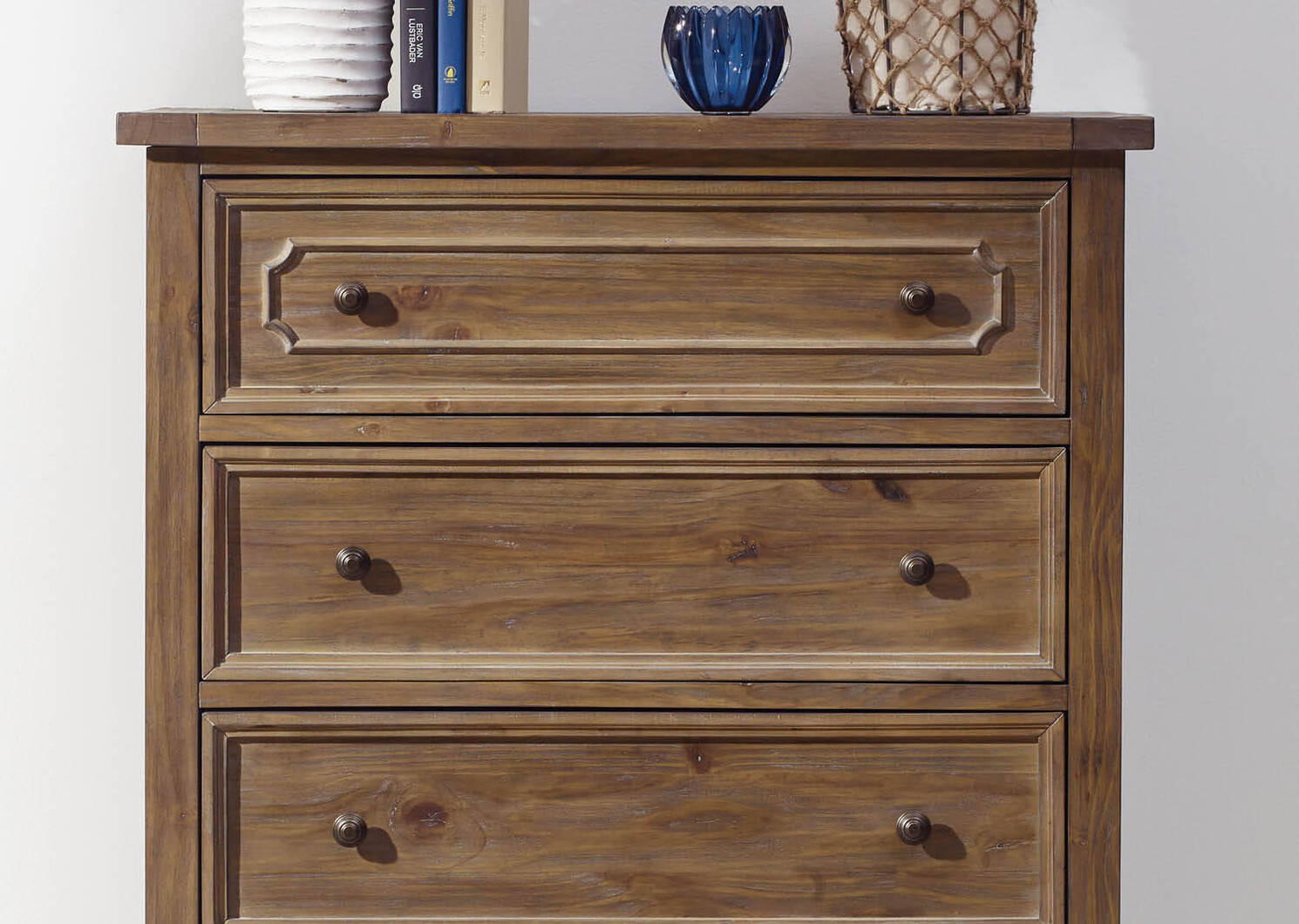 Sussex 5 Drawer Chest -Brulé Pine