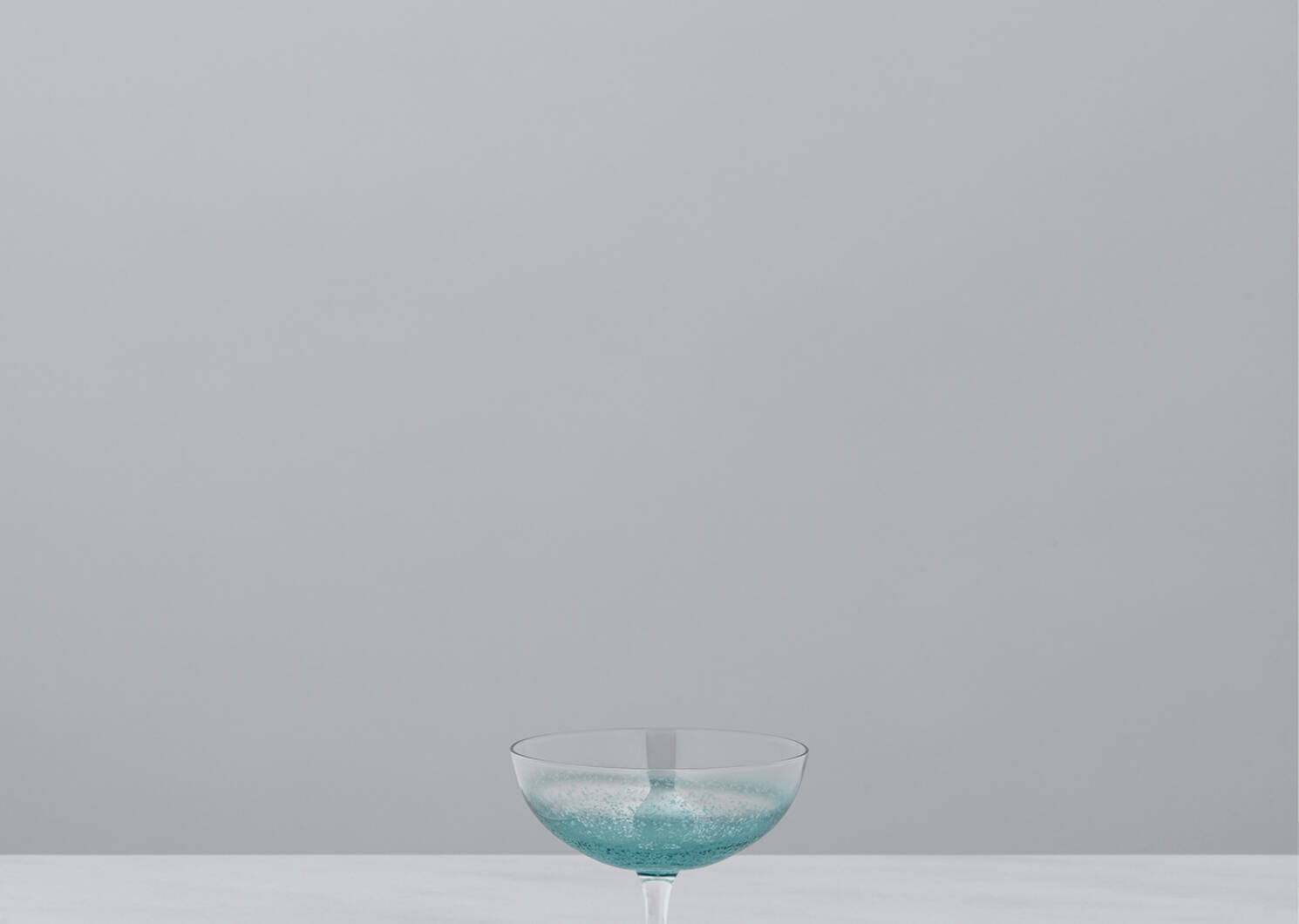 Shimmer Glassware - Aqua